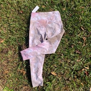 NEW Calvin Klein tie-dye water colored stretch performance yoga jog run fun